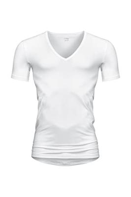 Heren Ondershirt - Dry Cotton - Business slim fit - T-shirt voor onder overhemd - Schijnt niet door - Diepe V-hals