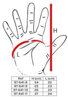 Neo Werkhandschoen polyester | Met gekreukte latex coating | M10 - 6453461 - thumbnail