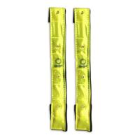 Lynx reflectie armband 4-led 2 stuks unisex geel - thumbnail