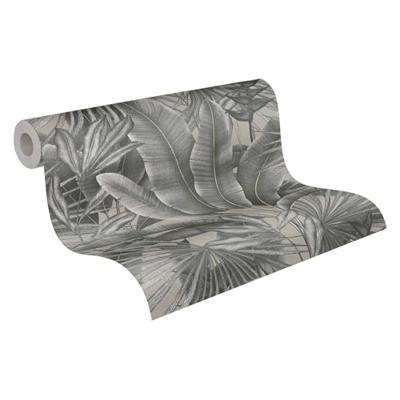 Livingwalls Stories of Life - Grijs - Planten - 396473