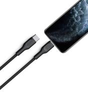 Cygnett Lightning-naar-USB-C-kabel, 2,2 m, zwart - thumbnail