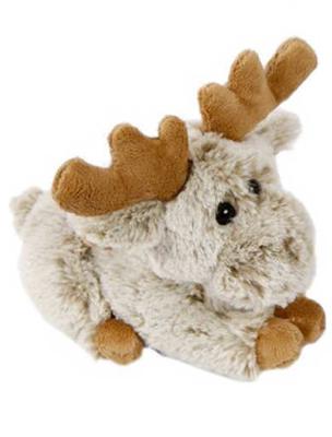 Take Me Home knuffel eland junior 14 cm pluche lichtbruin