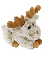 Take Me Home knuffel eland junior 14 cm pluche lichtbruin - thumbnail