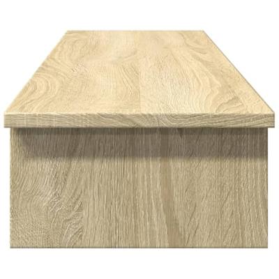 VidaXL Monitorstandaard 100x27x15 cm bewerkt hout sonoma eikenkleurig