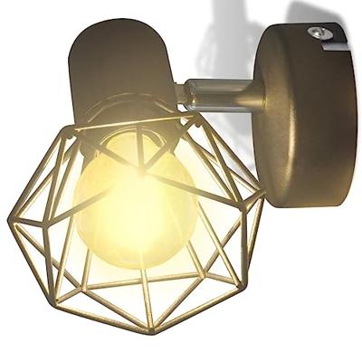 VidaXL Wandlampen 2 st met led industriële stijl zwart VidaXL Wandlampen 2 st met led industriële stijl zwart