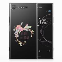 Sony Xperia XZ1 Telefoonhoesje met Naam Boho Text - thumbnail