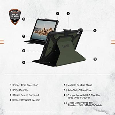 Urban Armor Gear Metropolis SE Back cover Olijf Tabletcover
