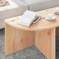 Salontafel 2 pcs Naturel 79 x 39.5 x 40 cm Massief grenenhout - thumbnail