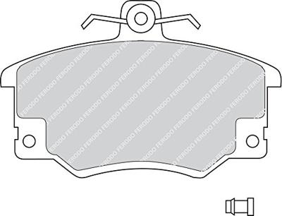 Remblokken set FDB370 Remblokken set FDB370