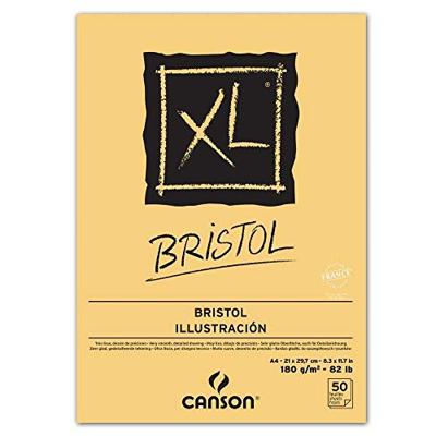 Bristolpapier canson xl 50vel 180gr a4 extra wit | 5 stuks