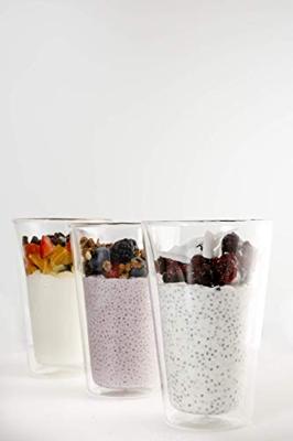 Bodum Dubbelwandige latte macchiato glazen Canteen - gepatenteerd ventiel - 400 ml - 2 stuks