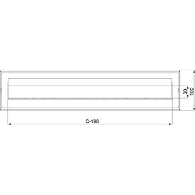 Schneider Electric NSYSPB8100 NSYSPB8100 (b x h) 800 mm x 100 mm Grijs 1 stuk(s)