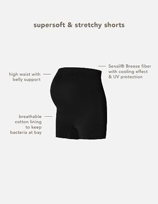 Noppies Lai Naadloze Sensil Zwangerschapsshort Hoog Black