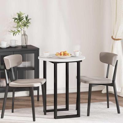 Tafelblad Wit 60 x 60 x 1.5 cm Bewerkt hout Tafelblad Wit 60 x 60 x 1.5 cm Bewerkt hout