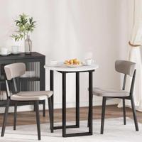 Tafelblad Wit 60 x 60 x 1.5 cm Bewerkt hout - thumbnail