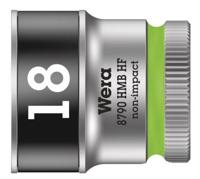 Wera 8790 HMB HF Zyklop Hand- en Machinedop, met 3/8"-aandrijving met vasthoudfunctie, 18.0 x 29.0 mm - 1 stuk(s) - 05003752001 - thumbnail