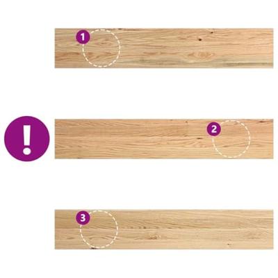 Vensterbanken 2 st onbehandeld 110x20x2 cm massief eikenhout