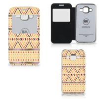 Samsung Galaxy Core Prime Telefoon Hoesje Aztec Yellow - thumbnail