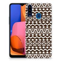 Samsung Galaxy A20s TPU bumper Aztec Brown - thumbnail