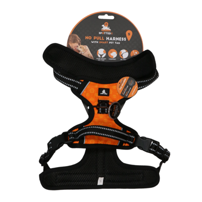 Spotted! Pro No Pull Harnas Oranje S