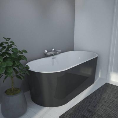 Ligbad Vrijstaand Boss & Wessing 170x80x58 cm Zwart Wit Boss & Wessing