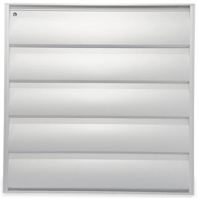 Overdrukrooster 528x528mm - aluminium Overdrukrooster 528x528mm - aluminium