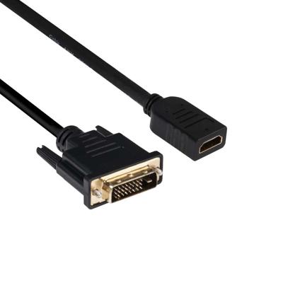 club3D CAC-1211 DVI / HDMI Adapterkabel Zwart 2.00 m
