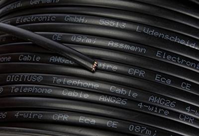 Digitus Telefoon (analoog) Aansluitkabel [1x Telefoonstekker Duitsland (TAE-F), Telefoonkoppeling Duitsland (TAE-F) - 1x Telefoonstekker Duitsland (TAE-F),