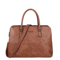 3 vaks schoudertas damestas schooltas ARIANNA-ONE zBruin - thumbnail