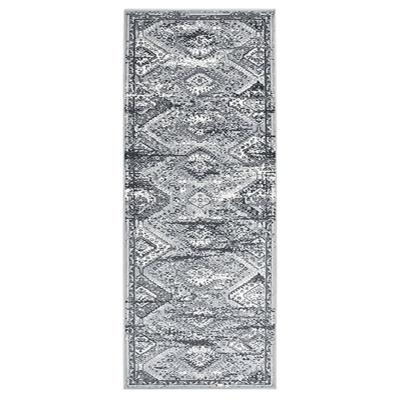 VidaXL Tapijtloper 80x200 cm bcf oosters grijs