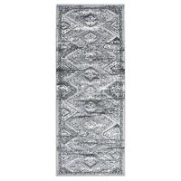 VidaXL Tapijtloper 80x200 cm bcf oosters grijs - thumbnail