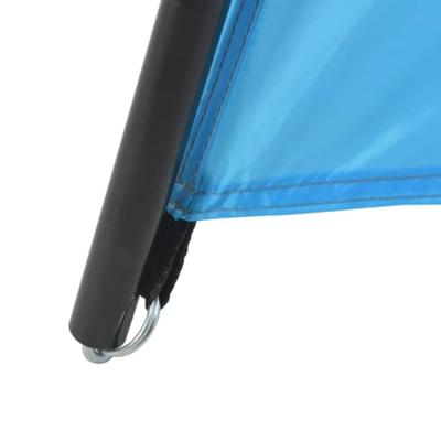 VidaXL Zwembadtent 660x580x250 cm stof blauw