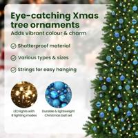 VidaXL Kerstboom met 300 led met standaard groen 240 cm pe - thumbnail
