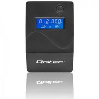 Qoltec Monolith UPS Dubbele conversie (online) 0,45 kVA 240 W 2 AC-uitgang(en) - thumbnail