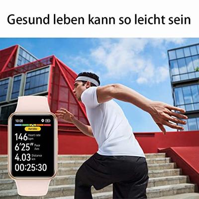 HUAWEI WATCH FIT 2 Gold Sakura Pink Silicone Strap EU