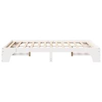 Bedframe Wit 120 x 200 cm Massief grenenhout - thumbnail