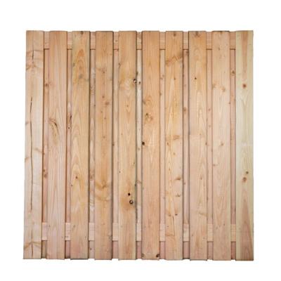 Minimale besteding! Douglas scherm 21 planks/16 mm geschaafd/onbehandeld/RVS geschroefd 180x180 cm Lima Betonschutting Constructie Gardenlux - Gardenlux