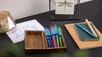 Schneider balpen Slider Basic, extra breed, geassorteerde kleuren, etui van 3 + 1 gratis - thumbnail