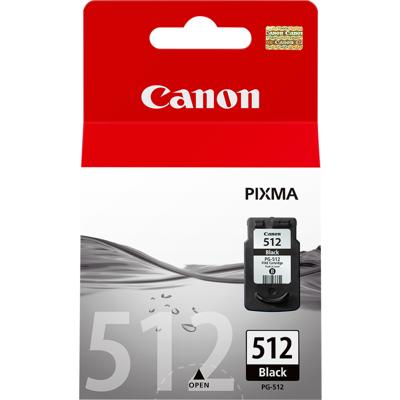 Canon inktcartridge PG512, 401 pagina's, OEM 2969B001, zwart Canon inktcartridge PG512, 401 pagina's, OEM 2969B001, zwart