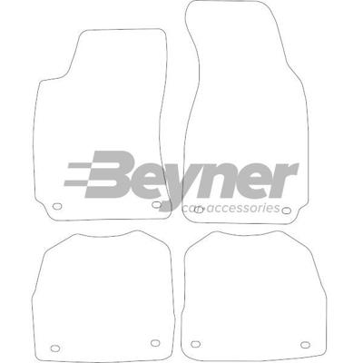 Automatten passend voor Skoda Superb 2002-2008 4-delig BL1786004