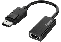 Hama Video-adapter DisplayPort-stekker - HDMI™-aansluiting Ultra-HD 4K - thumbnail