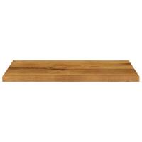 Tafelblad rechthoekig 80x50x2,5 cm massief mangohout - thumbnail
