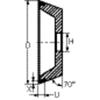 PFERD TOOLS 68611032 Diamant-slijpgereedschap Diameter 100 mm 1 stuk(s) - thumbnail