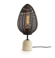 Light & Living Tafellamp 'Joley' Marmer, 46cm - thumbnail