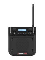 PerfectPro DPR2-18V Bouwradio DAB+, VHF (FM) AUX, Bluetooth, DAB+, FM Spatwaterbestendig, Stofdicht, Stofvast Zwart - thumbnail