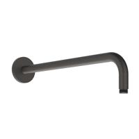 Wandarm IVY 40 cm 1/2 RVS316 Geborsteld Carbon Black PVD - thumbnail