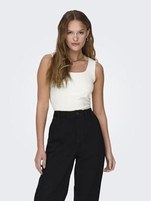 Only Onlea S/l 2-ways Fit Top Jrs Noos Tops En Singlets Cloud Dancer
