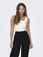 Only Onlea S/l 2-ways Fit Top Jrs Noos Tops En Singlets Cloud Dancer - thumbnail