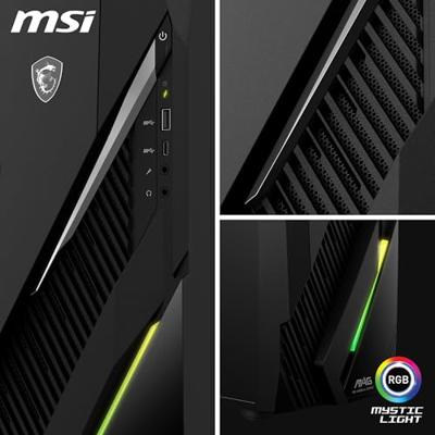 MSI MAG Infinite E1 14NVL5-104EU Intel® Core™ i5 i5-14400F 16 GB DDR5-SDRAM 1 TB SSD NVIDIA GeForce RTX 5060 Windows 11 Home Desktop PC Zwart
