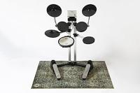 DRUMnBASE VP130-GRN Vintage Persian Green drum/stage mat 130 x 90 cm - thumbnail